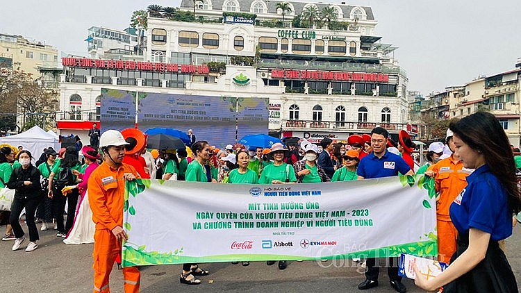 Chương trình do Hội Bảo vệ người tiêu dùng Việt Nam triển khai tổ chức nhằm hưởng ứng Ngày Quyền của người tiêu dùng Việt Nam năm 2023.