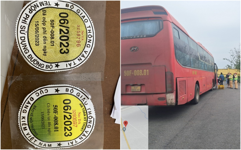 Khởi tố 2 đối tượng làm giả giấy chứng nhận đăng kiểm xe khách -0