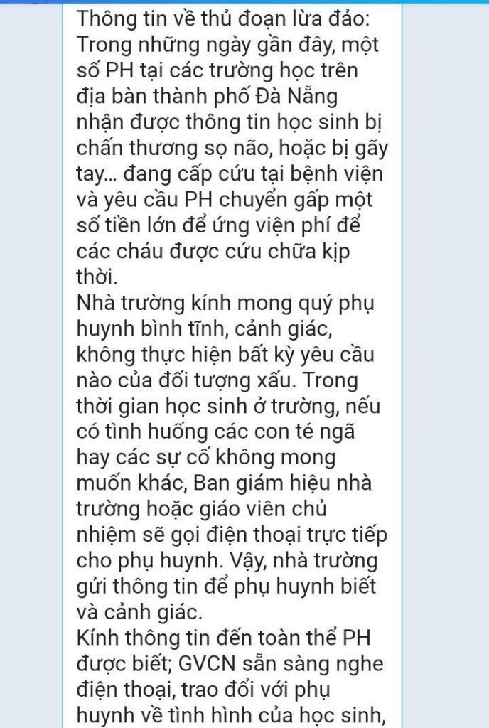 Các cuộc gọi lừa đảo “con cấp cứu phải chuyển tiền gấp” lan đến Đà Nẵng