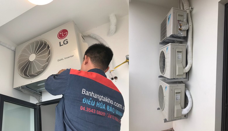 Cục nóng điều hoà lắp ở vị trí nào tốt nhất? Cục nóng điều hoà lắp ở vị trí nào tốt nhất?