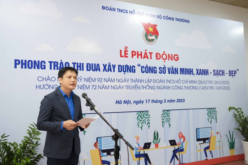 Đoàn thanh niên Bộ Công Thương thi đua xây dựng “Công sở văn minh, xanh - sạch - đẹp”