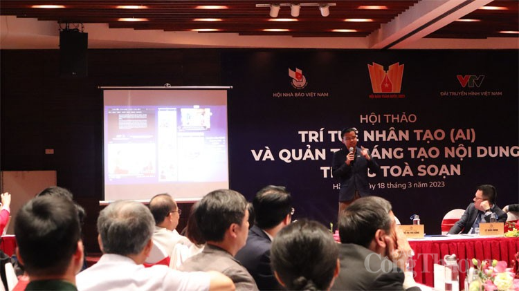 Bàn luận về ứng dụng Trí tuệ nhân tạo (AI) vào quản trị sáng tạo nội dung trong tòa soạn Bàn luận về ứng dụng Trí tuệ nhân tạo (AI) vào quản trị sáng tạo nội dung trong tòa soạn