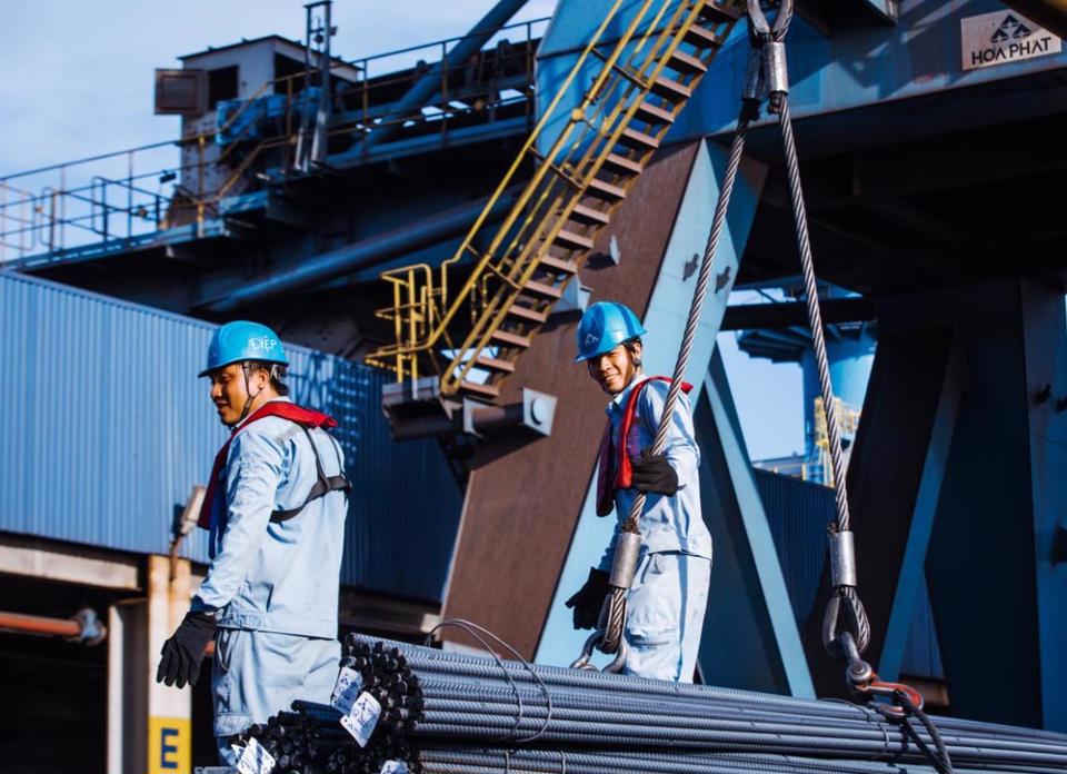 Việt Nam xuất khẩu thép sang các nước Indonesia, Philippines, Thái Lan… Ảnh minh họa