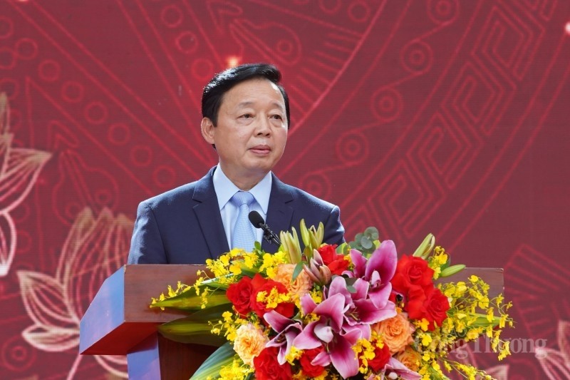 Phó Thủ tướng Chính phủ Trần Hồng Hà phát biểu tại lễ bế mạc hội báo Phó Thủ tướng Chính phủ Trần Hồng Hà phát biểu tại lễ bế mạc hội báo