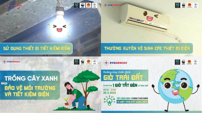 EVNGENCO2 tích cực hưởng ứng chiến dịch Giờ trái đất EVNGENCO2 tích cực hưởng ứng chiến dịch Giờ trái đất