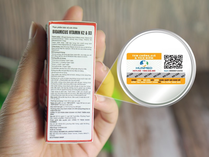 Các sản phẩm phân phối độc quyền bởi Hunmed đều có tem chống hàng giả và tem phụ ghi rõ đơn vị nhập khẩu Các sản phẩm phân phối độc quyền bởi Hunmed đều có tem chống hàng giả và tem phụ ghi rõ đơn vị nhập khẩu