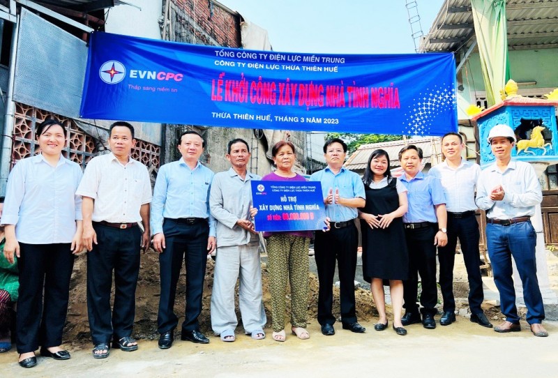 PC Thừa Thiên Huế: Hỗ trợ 60 triệu xây dựng nhà tình nghĩa cho hộ nghèo