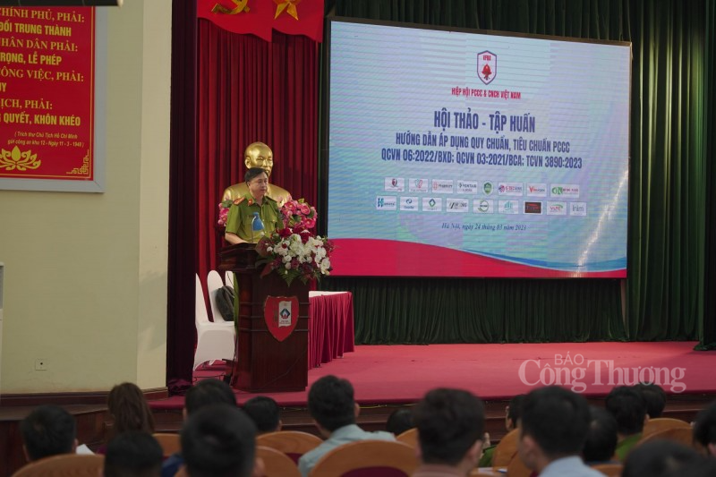 500 doanh nghiệp tham gia tập huấn Quy chuẩn, tiêu chuẩn về phòng cháy chữa cháy 500 doanh nghiệp tham gia tập huấn Quy chuẩn, tiêu chuẩn về phòng cháy chữa cháy