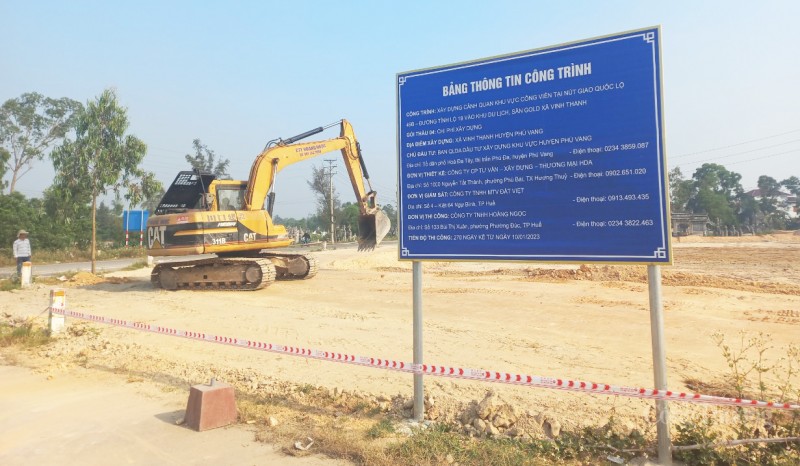 Thừa Thiên Huế: Dự án hàng chục tỷ đồng san mặt bằng nhiều “đá cuội”