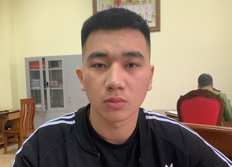 Đối tượng Nguyễn Dương An tại cơ quan chức năng Đối tượng Nguyễn Dương An tại cơ quan chức năng