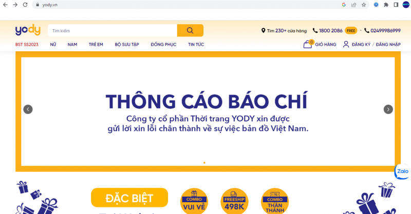 Yody đăng bản đồ thiếu Hoàng Sa, Trường Sa: Tham vọng trở thành công ty thời trang số 1 thế giới Yody đăng bản đồ thiếu Hoàng Sa, Trường Sa: Tham vọng trở thành công ty thời trang số 1 thế giới