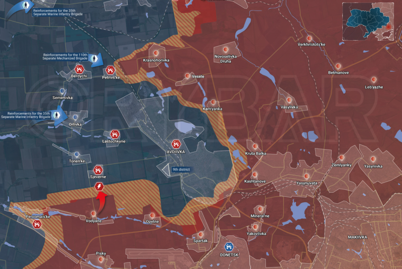 Kịch bản vây hãm tại Bakhmut đang được lặp lại tại Avdiivka. Quân đội Nga tiến chậm, nhưng chắc chắn Kịch bản vây hãm tại Bakhmut đang được lặp lại tại Avdiivka. Quân đội Nga tiến chậm, nhưng chắc chắn