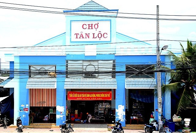 Chợ xã Tân Lộc, huyện Thới Bình, tỉnh Cà Mau Chợ xã Tân Lộc, huyện Thới Bình, tỉnh Cà Mau
