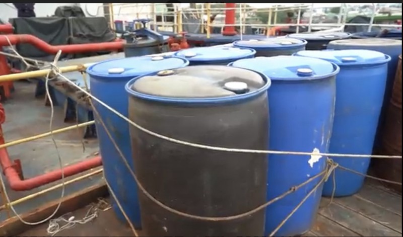 Phát hiện, bắt giữ vụ vận chuyển trái phép trên 270 tấn dầu FO Phát hiện, bắt giữ vụ vận chuyển trái phép trên 270 tấn dầu FO