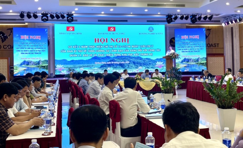 không xác định Nhiều kiến nghị tại Hội nghị về phát triển rừng khu vực Bắc Trung Bộ