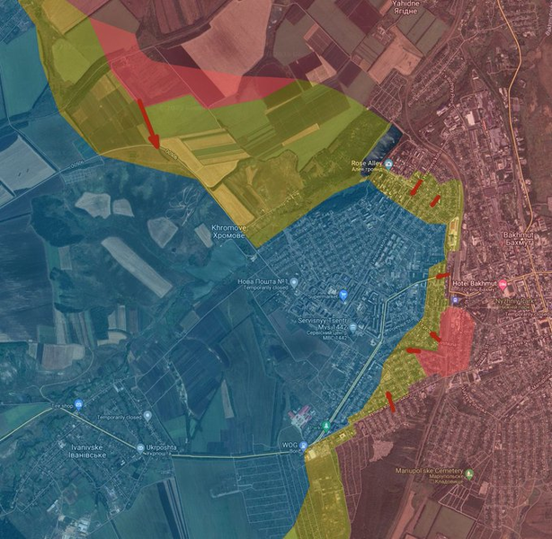 Việc cắt cao tốc O-0506 sẽ khiến Bakhmut cơ bản như “ốc đảo” bị cô lập.