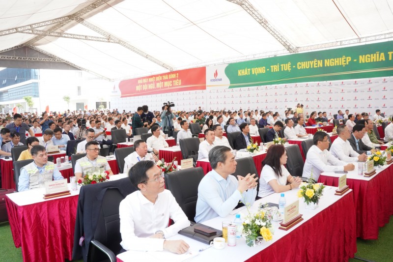 Thủ tướng Phạm Minh Chính dự lễ khánh thành Nhà máy Nhiệt điện Thái Bình 2