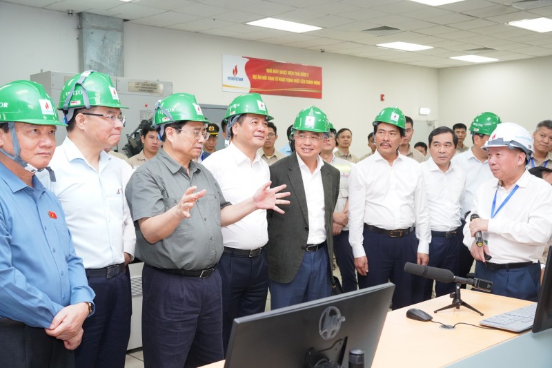 Thủ tướng Phạm Minh Chính dự lễ khánh thành Nhà máy Nhiệt điện Thái Bình 2