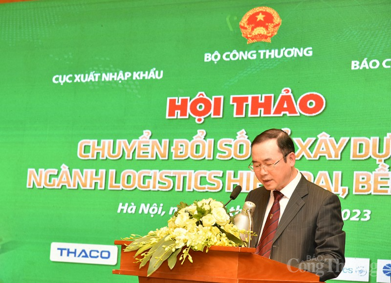 Đang diễn ra Hội thảo "Chuyển đổi số để xây dựng ngành logistics hiện đại, bền vững" Đang diễn ra Hội thảo "Chuyển đổi số để xây dựng ngành logistics hiện đại, bền vững"