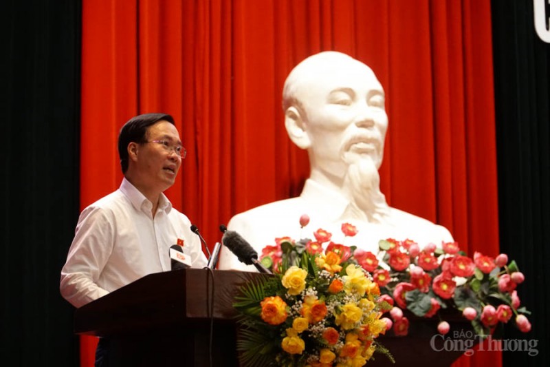 Chủ tịch nước Võ Văn Thưởng tiếp xúc cử tri thành phố Đà Nẵng Chủ tịch nước Võ Văn Thưởng tiếp xúc cử tri thành phố Đà Nẵng