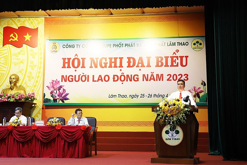 Supe Lâm Thao tổ chức thành công Hội nghị Đại biểu Người lao động năm 2023