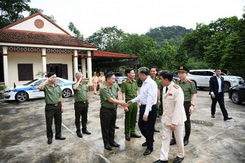 Bộ trưởng Bộ Công an Tô Lâm kiểm tra phương án đảm bảo an ninh trật tự Giỗ Tổ Hùng Vương 2023