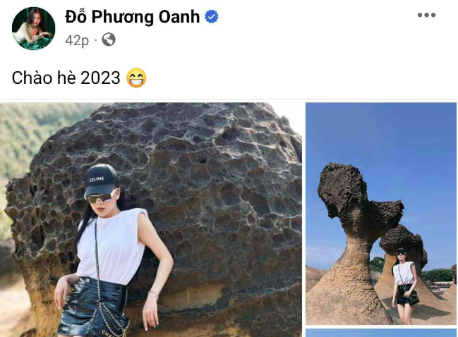 Phương Oanh check-in cùng địa điểm với 3 bố con Shark Bình Phương Oanh check-in cùng địa điểm với 3 bố con Shark Bình