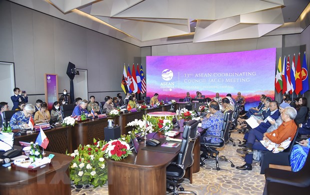 Các Ngoại trưởng rà soát công tác chuẩn bị cho Hội nghị ASEAN 42 hình ảnh 3 Cac Ngoai truong ra soat cong tac chuan bi cho Hoi nghi ASEAN 42 hinh anh 3