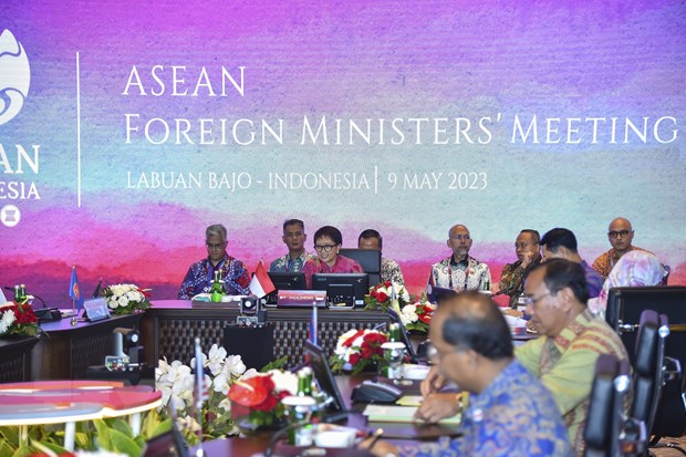 Các Ngoại trưởng rà soát công tác chuẩn bị cho Hội nghị ASEAN 42 hình ảnh 2 Cac Ngoai truong ra soat cong tac chuan bi cho Hoi nghi ASEAN 42 hinh anh 2