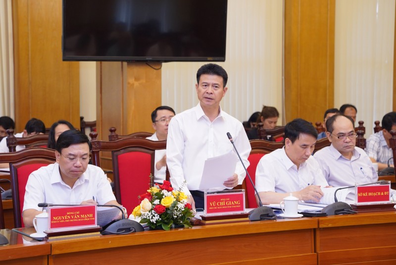 Bộ trưởng Nguyễn Hồng Diên làm việc với lãnh đạo tỉnh Vĩnh Phúc