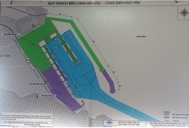 Bản đồ quy hoạch cảng Bãi Gốc (thị xã Đồng Hòa, tỉnh Phú Yên) Bản đồ quy hoạch cảng Bãi Gốc (thị xã Đồng Hòa, tỉnh Phú Yên)