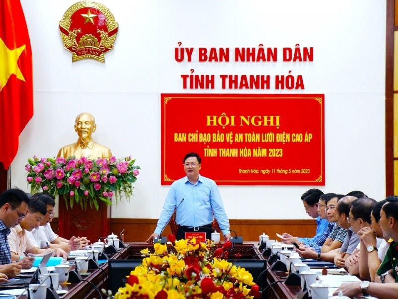 Hội nghị Ban chỉ đạo bảo vệ an toàn lưới điện cao áp tỉnh Thanh Hoá năm 2023 Hội nghị Ban chỉ đạo bảo vệ an toàn lưới điện cao áp tỉnh Thanh Hoá năm 2023