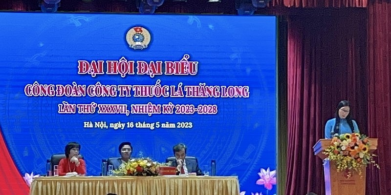 Công đoàn Công ty Thuốc lá Thăng Long nhiệm kỳ 2023 - 2028: “Đổi mới - dân chủ - đoàn kết - phát triển” Công đoàn Công ty Thuốc lá Thăng Long nhiệm kỳ 2023 - 2028: “Đổi mới - dân chủ - đoàn kết - phát triển”