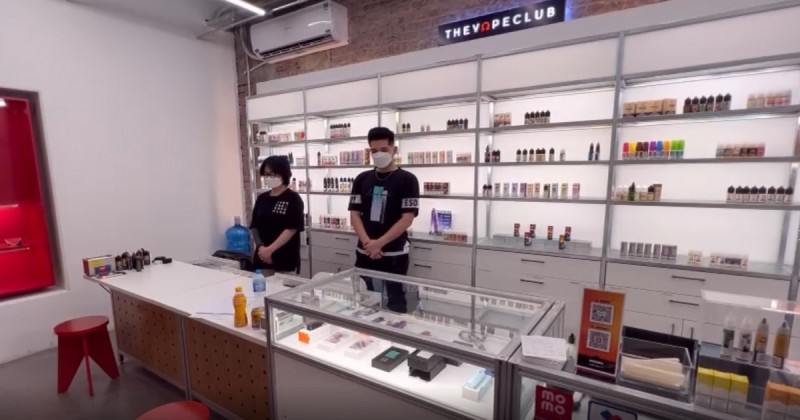 Các mặt hàng thuốc lá điện tử được bày bán (Ảnh Công an tỉnh Quảng Ninh) Các mặt hàng thuốc lá điện tử được bày bán (Ảnh Công an tỉnh Quảng Ninh)