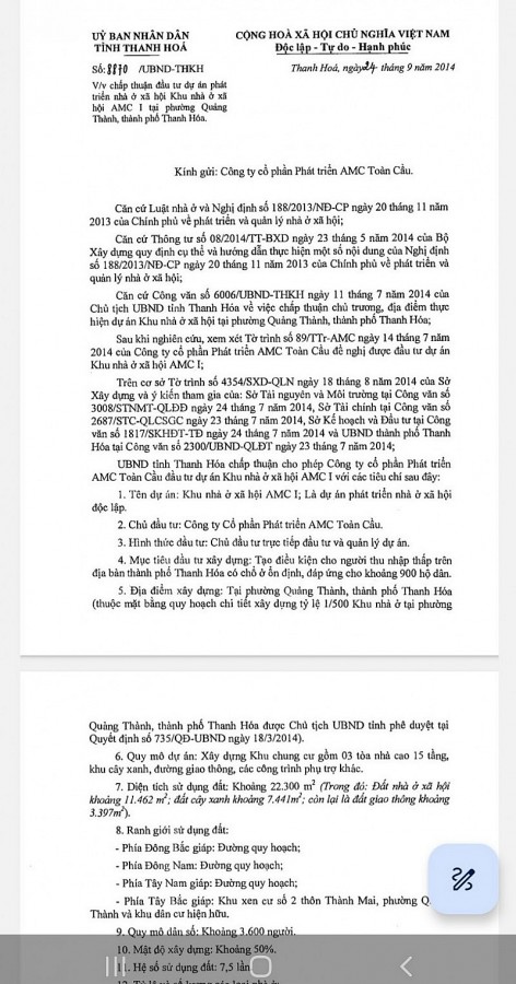 Thanh Hóa: Dự án nhà ở xã hội AMC I tọa lạc trên "đất vàng" còn chậm tiến độ đến bao giờ ? Thanh Hóa: Dự án nhà ở xã hội AMC I tọa lạc trên "đất vàng" còn chậm tiến độ đến bao giờ ?