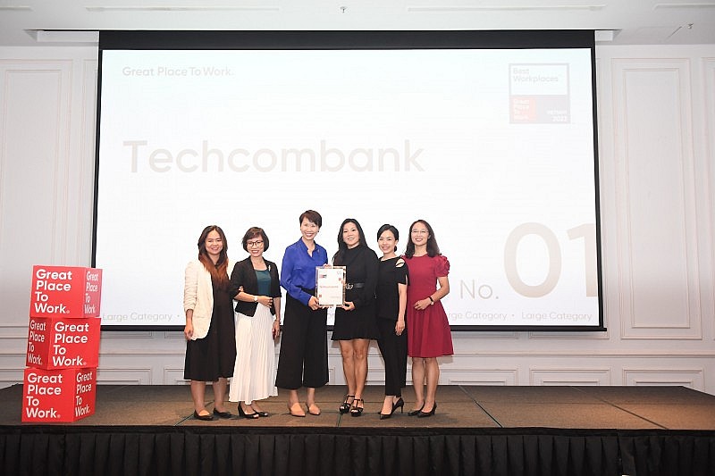 Techcombank – Top 1 BXH Nơi làm việc xuất sắc nhất VN 2023 Techcombank – Top 1 BXH Nơi làm việc xuất sắc nhất VN 2023