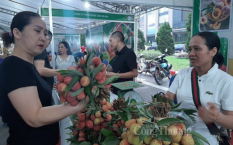 Người tiêu dùng Thủ đô đến mua sắm sản phẩm tại Tuần hàng Người tiêu dùng Thủ đô đến mua sắm sản phẩm tại Tuần hàng