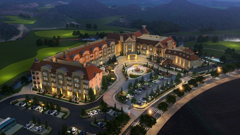Phối cảnh khách sạn tại Khu phức hợp thể thao và du lịch Legend Valley Country Club, tỉnh Hà Nam Phối cảnh khách sạn tại Khu phức hợp thể thao và du lịch Legend Valley Country Club, tỉnh Hà Nam