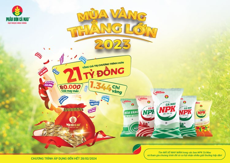 Mùa vàng thắng lớn 2023: Khuyến mãi lớn, rộn ràng niềm vui Mùa vàng thắng lớn 2023: Khuyến mãi lớn, rộn ràng niềm vui