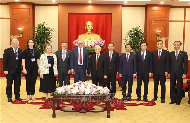 Tổng Bí thư Nguyễn Phú Trọng tiếp Thủ tướng Australia Anthony Albanese - Ảnh 3. Tổng Bí thư Nguyễn Phú Trọng tiếp Thủ tướng Australia Anthony Albanese - Ảnh 3.