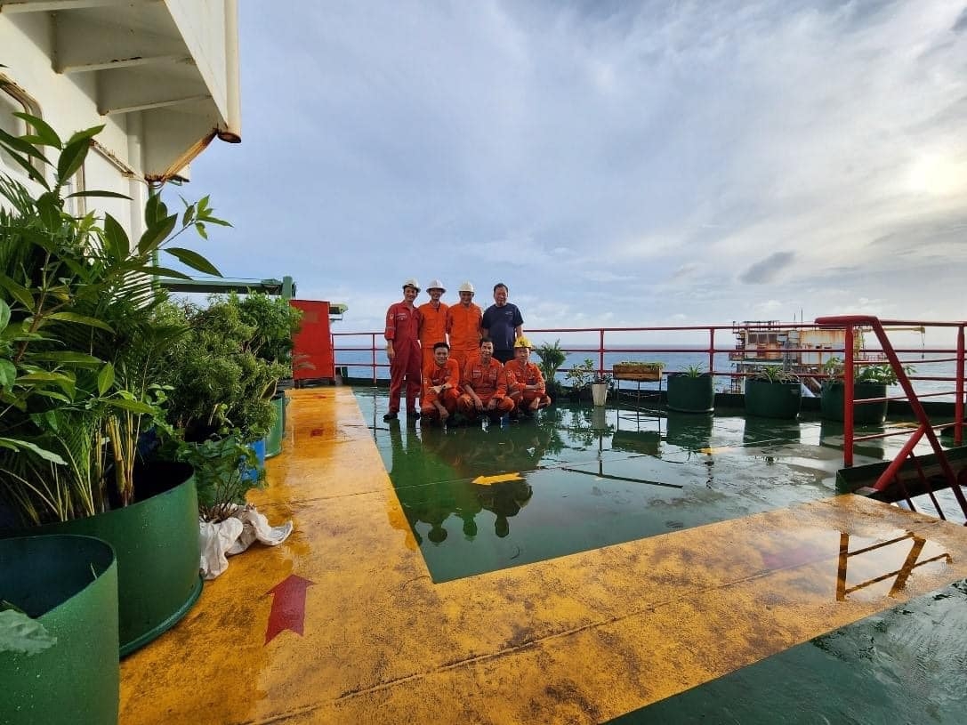 Giàn RP-3 với phong trào làm xanh công trình biển Giàn RP-3 với phong trào làm xanh công trình biển