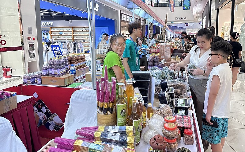 Khai mạc Hội chợ xúc tiến thương mại nông nghiệp, sản phẩm OCOP Hà Nội 2023 Khai mạc Hội chợ xúc tiến thương mại nông nghiệp, sản phẩm OCOP Hà Nội 2023