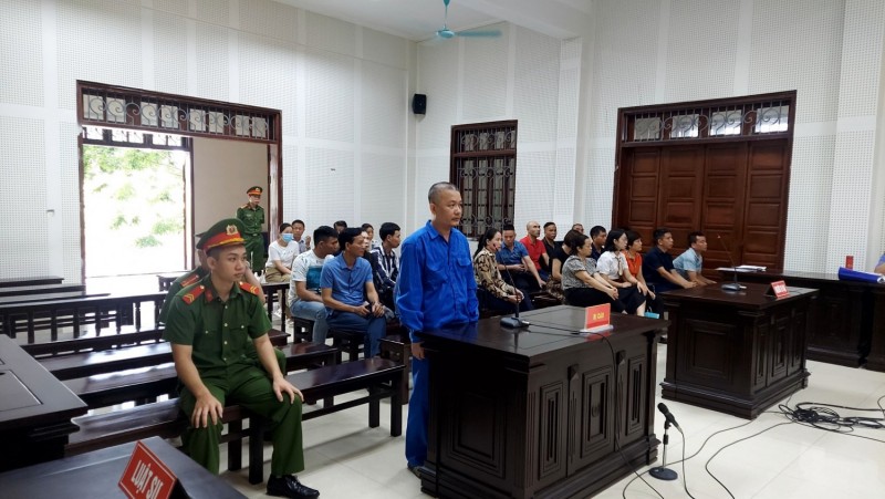 Quang cảnh tại phiên tòa. Ảnh: CA Quảng Ninh Quang cảnh tại phiên tòa. Ảnh: CA Quảng Ninh