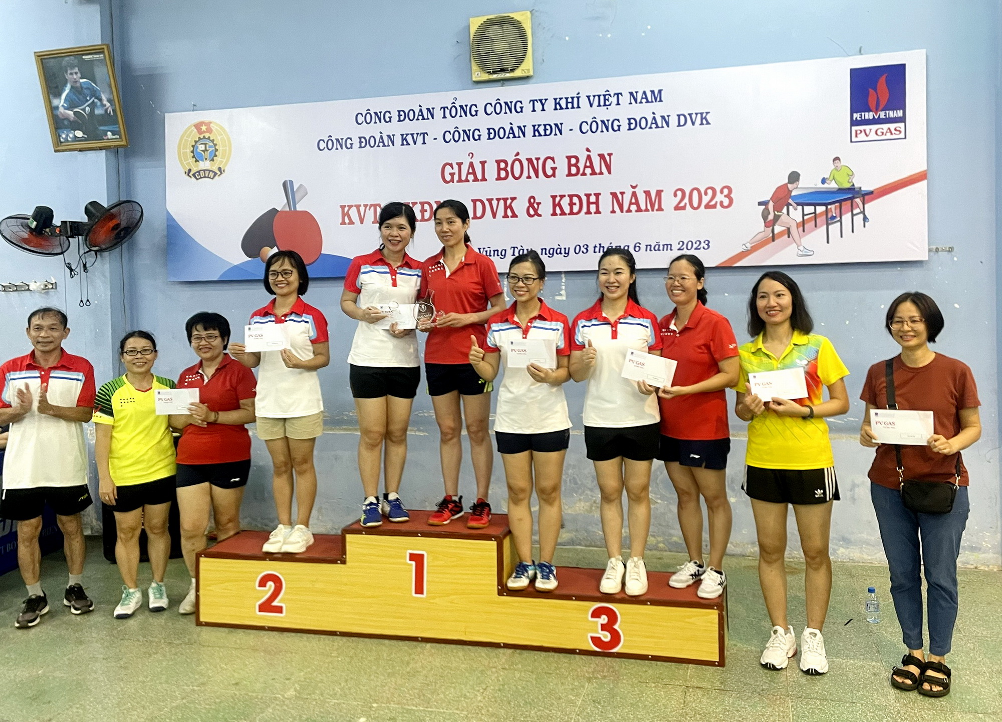 Tháng 6 ghi nhận các sự kiện thể thao chào mừng Đại hội Công đoàn PV GAS Tháng 6 ghi nhận các sự kiện thể thao chào mừng Đại hội Công đoàn PV GAS