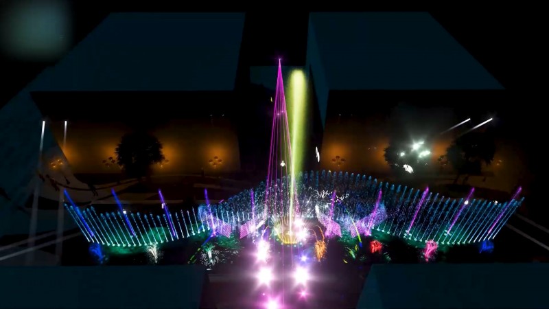 Lấy cảm hứng từ vẻ đẹp lộng lẫy được bồi đắp hàng triệu năm của hang Sơn Đoòng kết hợp công nghệ ánh sáng, âm nhạc quốc tế, khu nhạc nước tại phố đi bộ ven biển sẽ trở thành điểm đến biểu tượng cho cư dân, du khách trên toàn cầu. Lấy cảm hứng từ vẻ đẹp lộng lẫy được bồi đắp hàng triệu năm của hang Sơn Đoòng kết hợp công nghệ ánh sáng, âm nhạc quốc tế, khu nhạc nước tại phố đi bộ ven biển sẽ trở thành điểm đến biểu tượng cho cư dân, du khách trên toàn cầu.