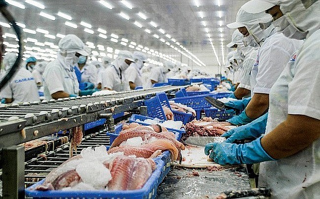 Sản lượng xuất khẩu cá tra 4 tháng đầu năm 2023 suy giảm so với cùng kỳ năm trước. Ảnh: VASEP Sản lượng xuất khẩu cá tra 4 tháng đầu năm 2023 suy giảm so với cùng kỳ năm trước. Ảnh: VASEP