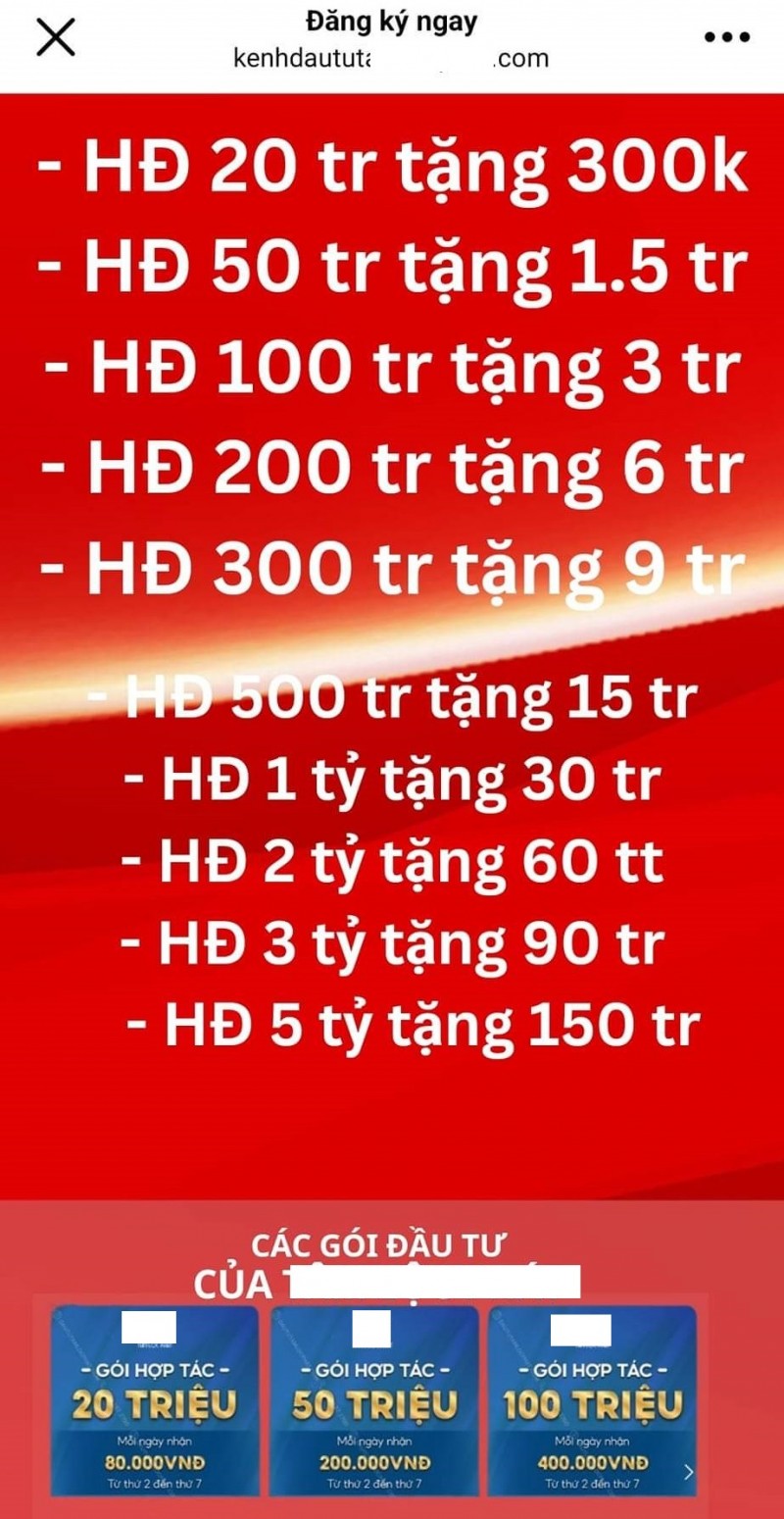 Cảnh giác với các chiêu trò kêu gọi hợp tác đầu tư