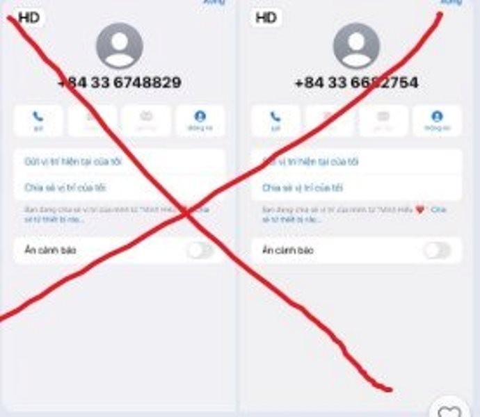 Các số điện thoại Giả danh nhân viên Bệnh viện Sản Nhi Quảng Ninh gọi điện tư vấn bán sản phẩm cho khách hàng. (Ảnh BV Sản Nhi) Các số điện thoại Giả danh nhân viên Bệnh viện Sản Nhi Quảng Ninh gọi điện tư vấn bán sản phẩm cho khách hàng. (Ảnh BV Sản Nhi)