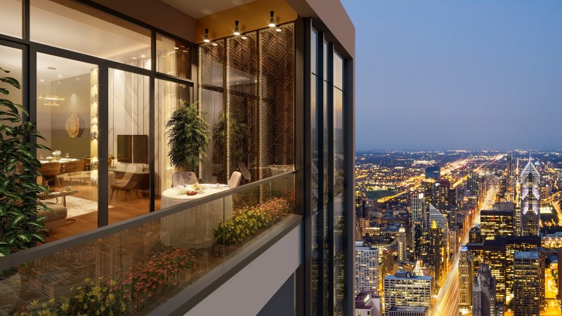 Ảnh minh họa. Căn hộ sang trọng với thiết kế thông thoáng, với nhiều không gian xanh tại The Diamond Residence