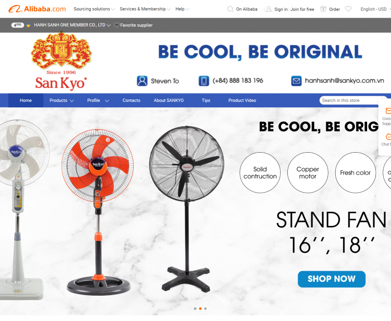 Gian hàng trên nền tảng thương mại điện tử B2B Gian hàng trên nền tảng thương mại điện tử B2B